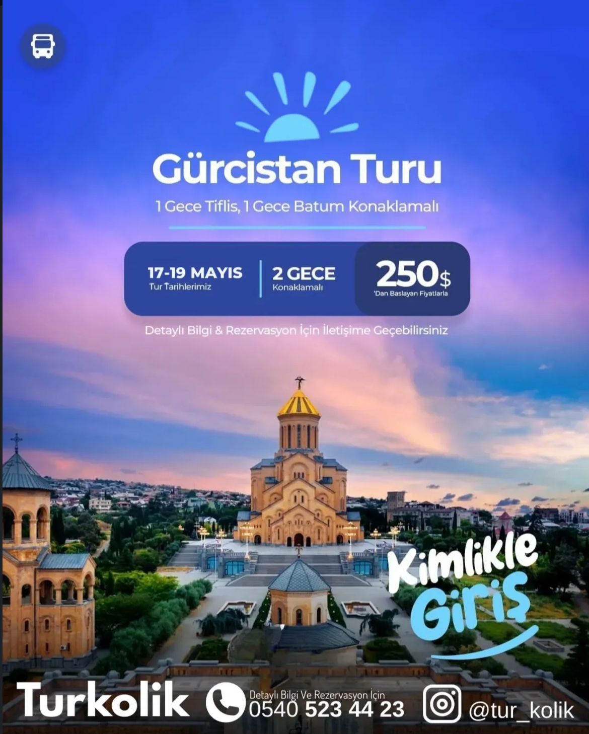 Gürcistan Turu - 2 Gece - Konaklamalı