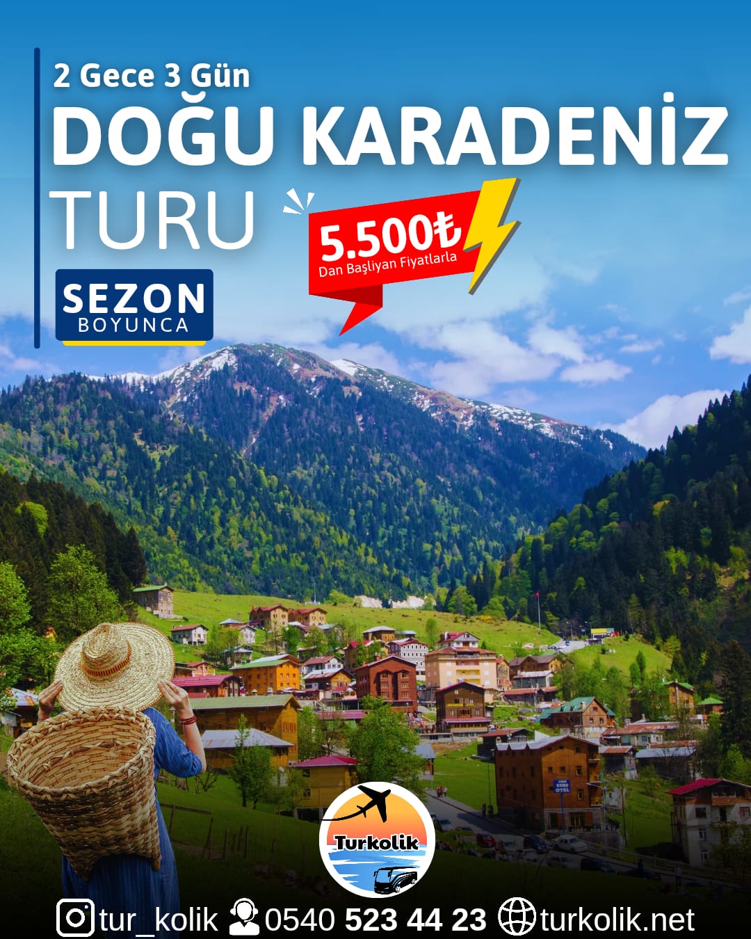 DOĞU KARADENİZ TURU - 2 GECE-3 GÜN-