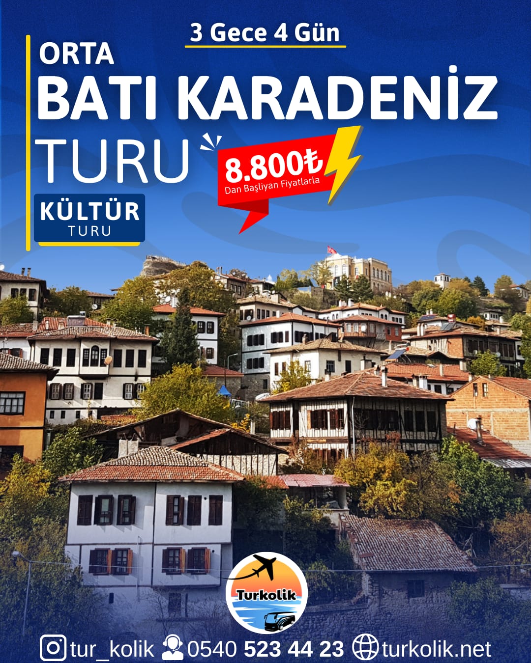 ORTA BATI KARADENİZ  - 3 GECE - 4 GÜN -