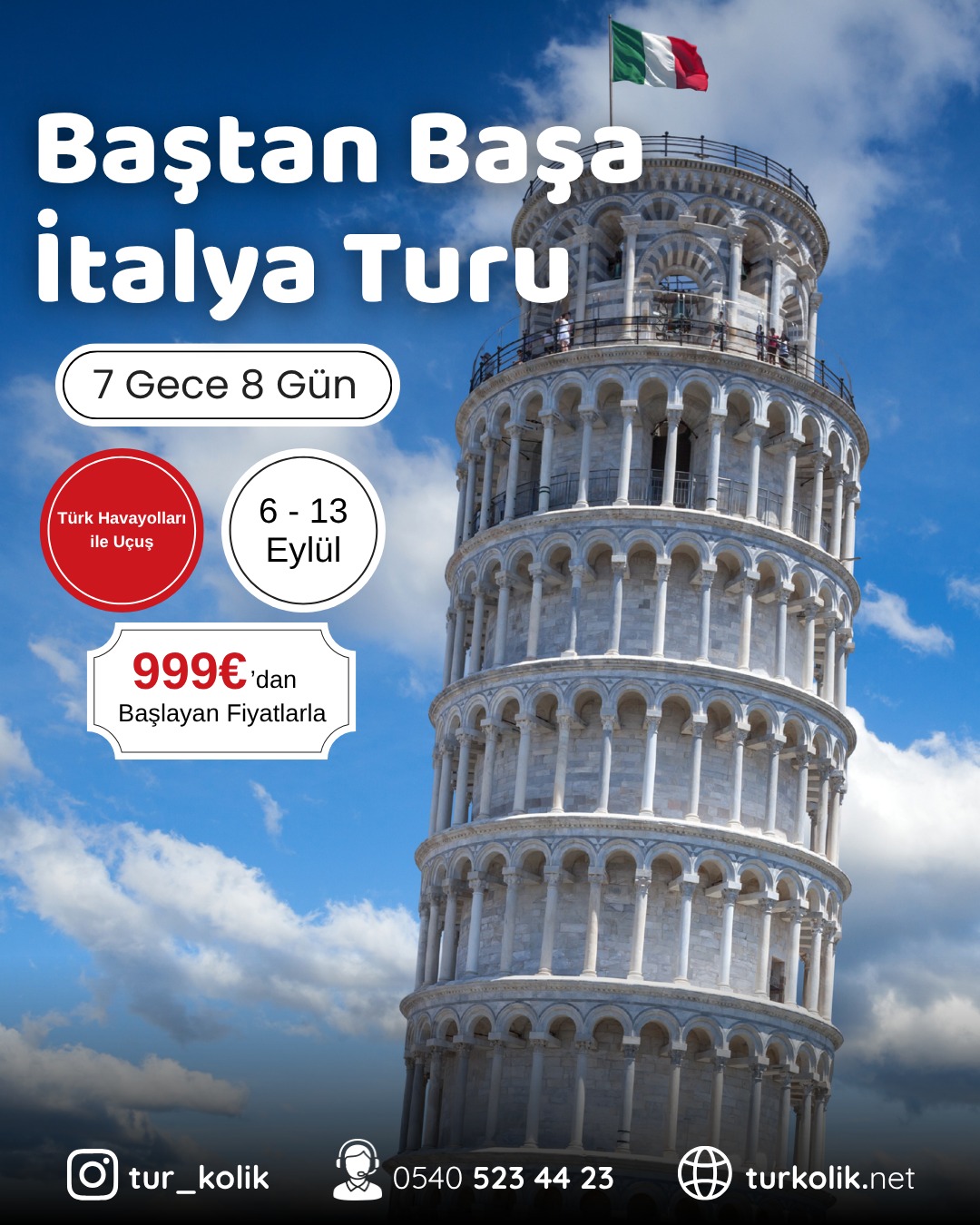 Baştan Başa İtalya Turu Türk Havayolları Seferi İle 7 Gece 8 Gün (Napoli-Ljubljana)