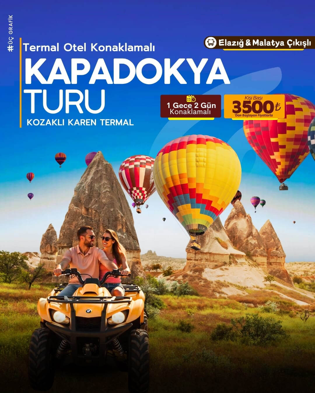 Kapadokya Turu - 1 Gece 2 Gün
